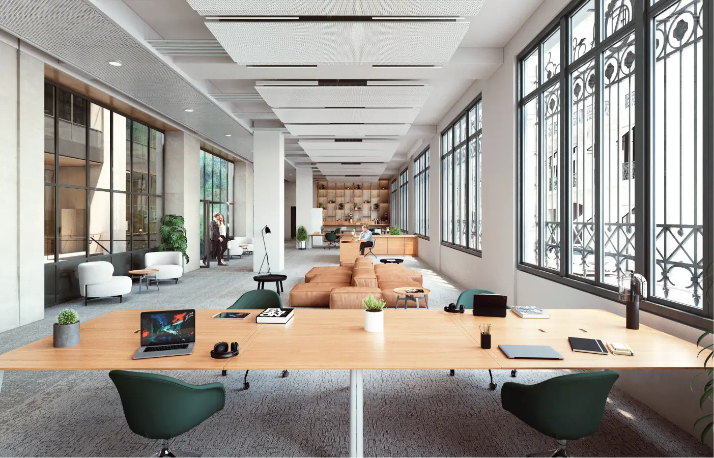 Plateaux RDC côté rue du conservatoire