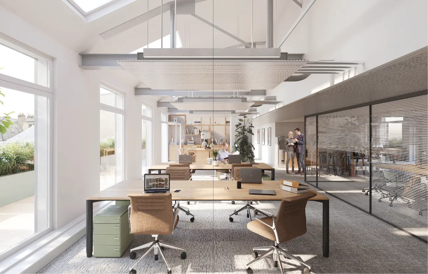 Plateaux R+4 Bâtiment imprimerie